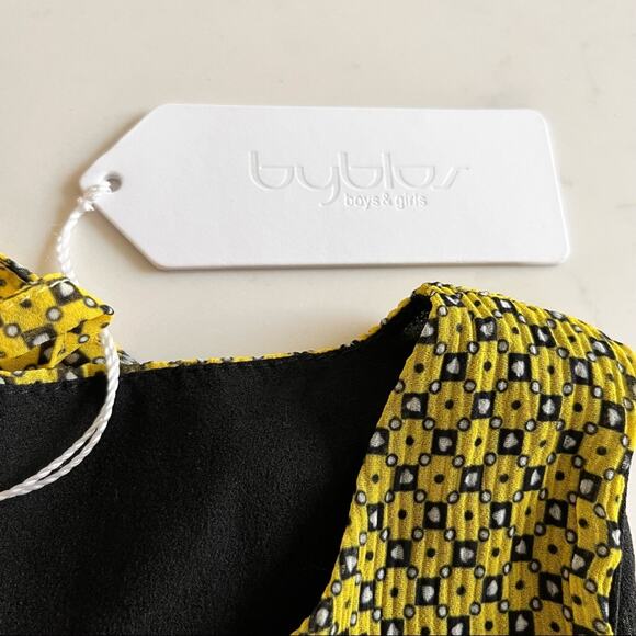 Byblos girls geometric design dressy sleeveless top size 8 - Picture 6 of 7